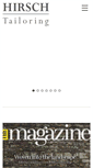 Mobile Screenshot of hirschtailoring.com
