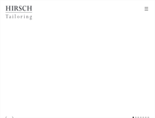 Tablet Screenshot of hirschtailoring.com